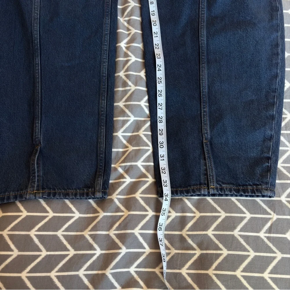 NWT Re/Done Tailored Ultra High Rise Barrel Jeans Size 31 Color: Bespoke